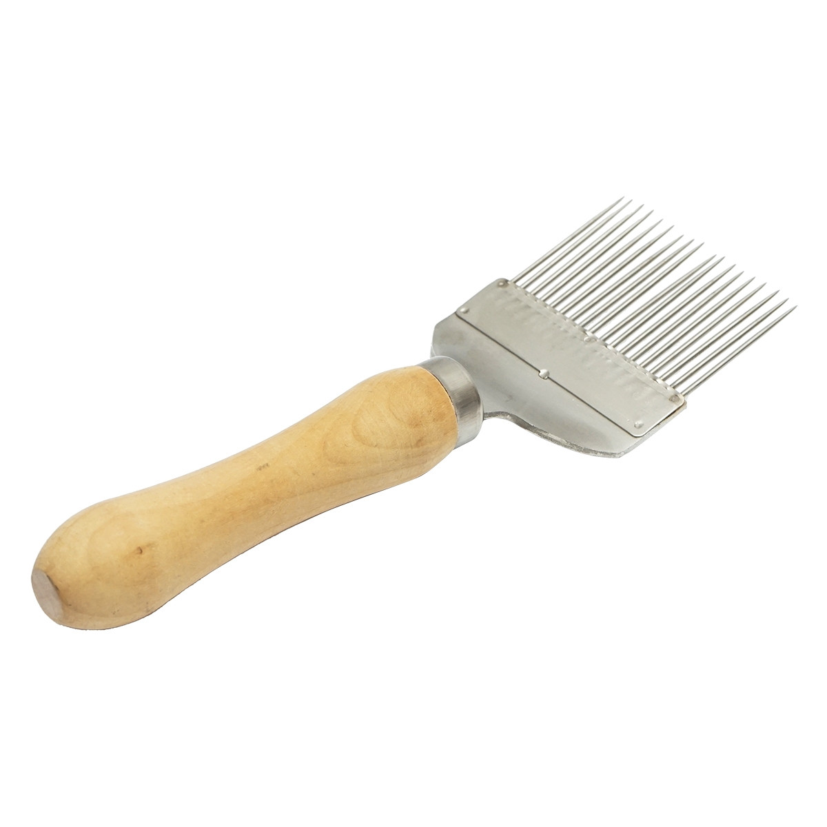 Furculita descapacit din inox cu maner de lemn 215mm, Cod: DISKR94 - 2 | YEO