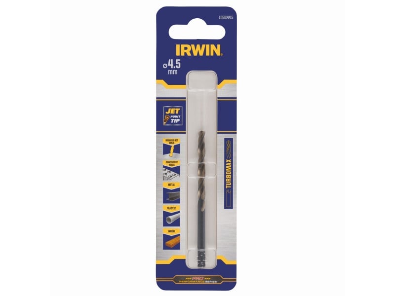 IRWIN Burghiu 4,5 x 80/47 mm HSS PRO cilindric