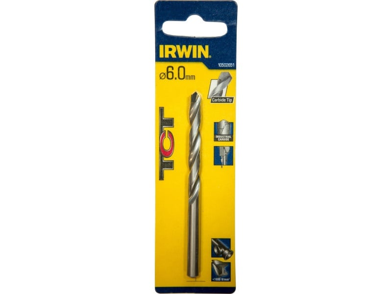 IRWIN Burghiu spiralat 6 x 93/57 mm HSS TCT cilindric