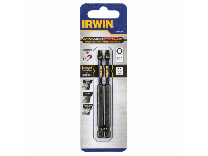 IRWIN Impact Pro Bithegy SQ2 x 89 mm (2 buc) - 2 | YEO