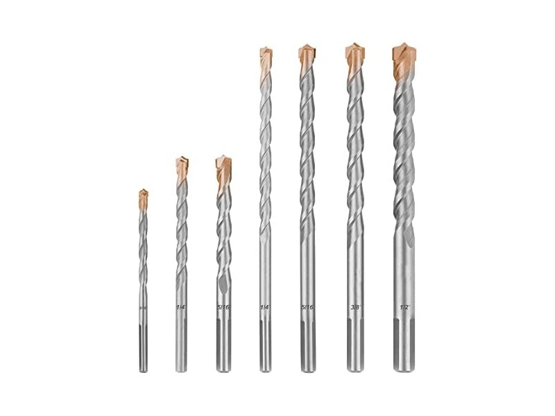 IRWIN Set de burghie pentru roci 7 piese (4-5-6-7-8-10-12 mm)