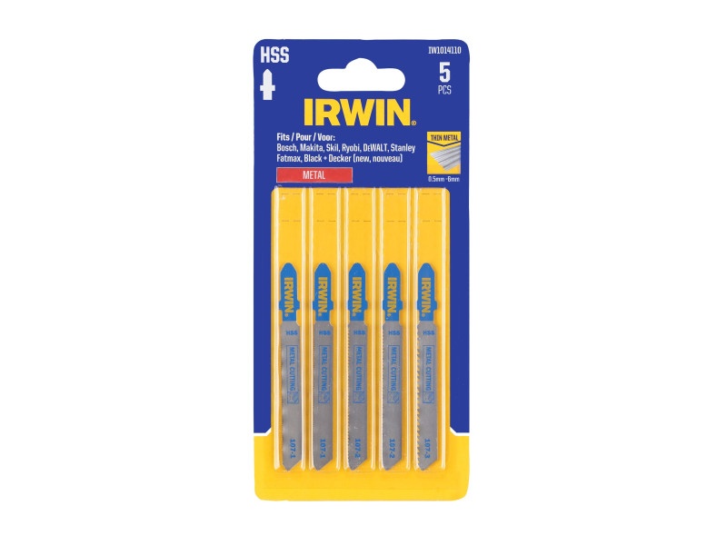 IRWIN Set lamă de ferăstrău 5 piese T pentru metal HSS