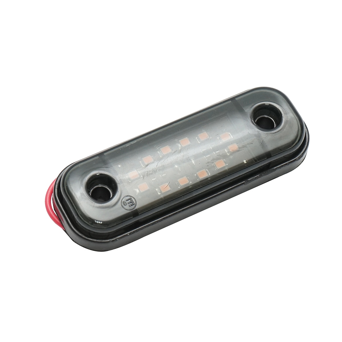 Lampa laterala gabarit slim LED 12-24V, galben-fumuriu 89x32mm, Cod: BK79667, Brand: BRECKNER GERMANY