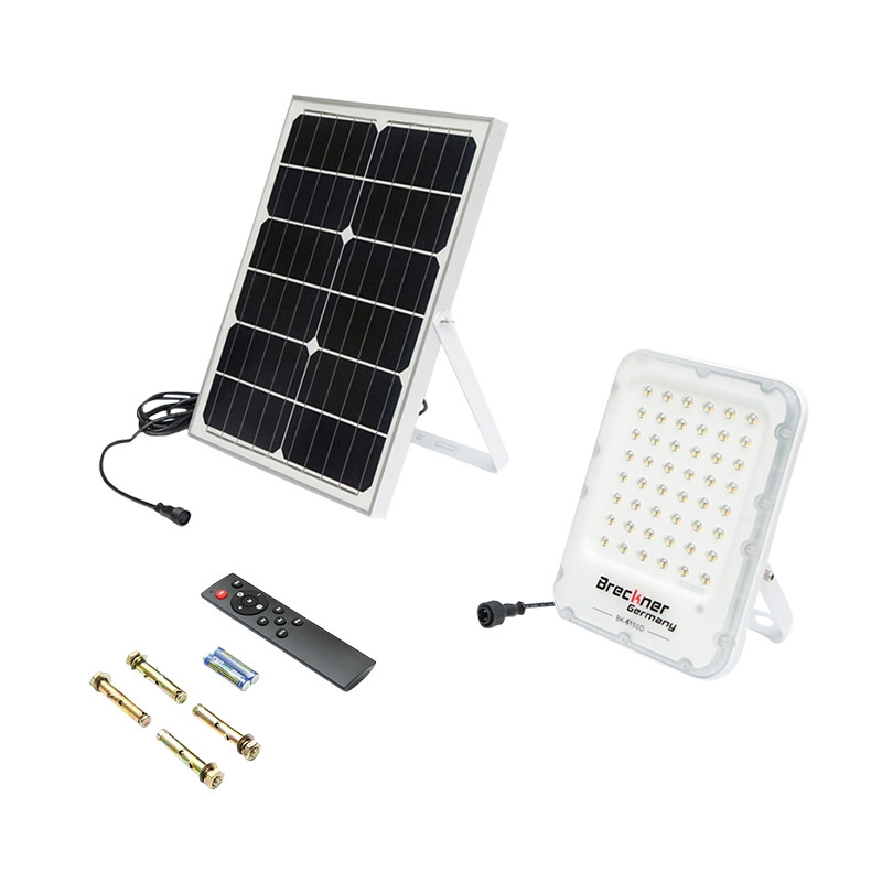 Lampa LED cu panou solar monocristalin, senzor de miscare si telecomanda, 25W, Cod: BK87486 Echivalență: DISDW64, Breckner Germany