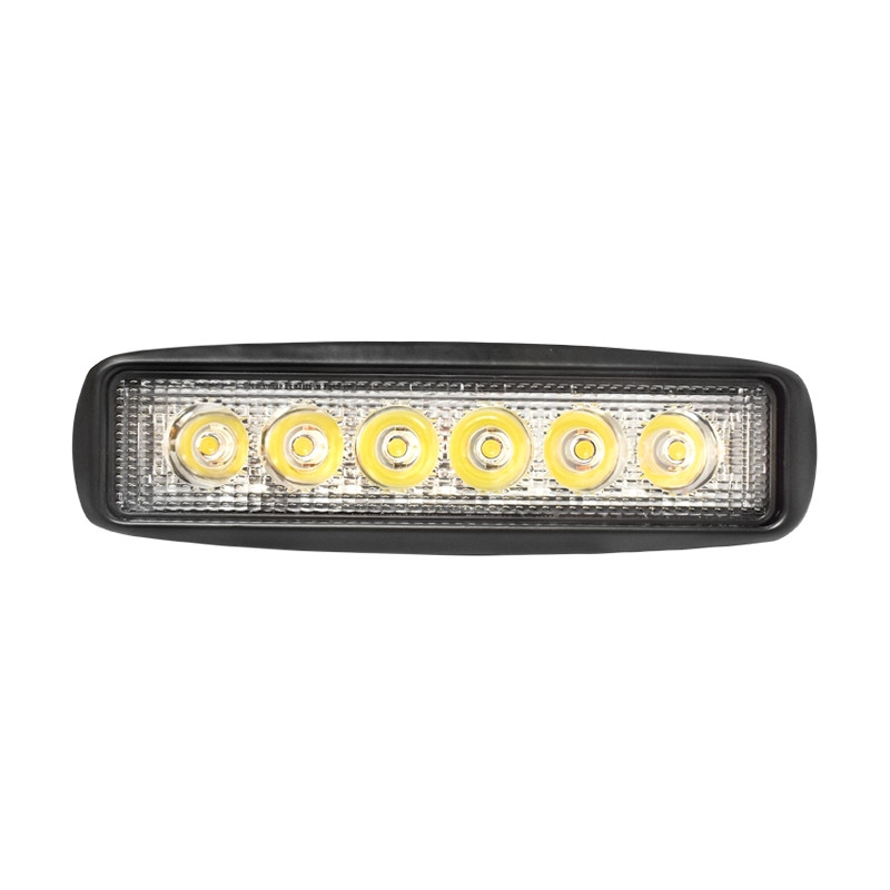 Lampa tip bara cu 6 LED-uri 10-60V 18W unghi radiere 30 de grade tip spot 160x43x42mm, Cod: BK69006S, Brand: BRECKNER GERMANY