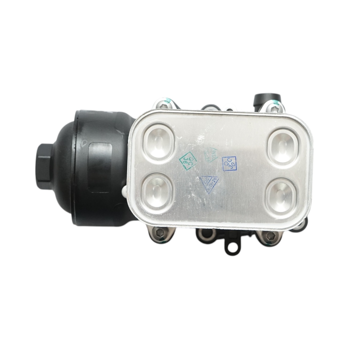 Locas filtru ulei cu racitor VW, Audi Skoda, Seat cod OEM 03L115389C, 03L117021C, 3135519, 24003158, BK76191, BRECKNER GERMANY