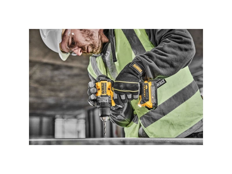 Mașină de găurit și găurit fără fir DEWALT 18 V fără perie de carbon (2 baterii de 1,7 Ah + încărcător + TSTAK) DCD800E2T - 2 | YEO