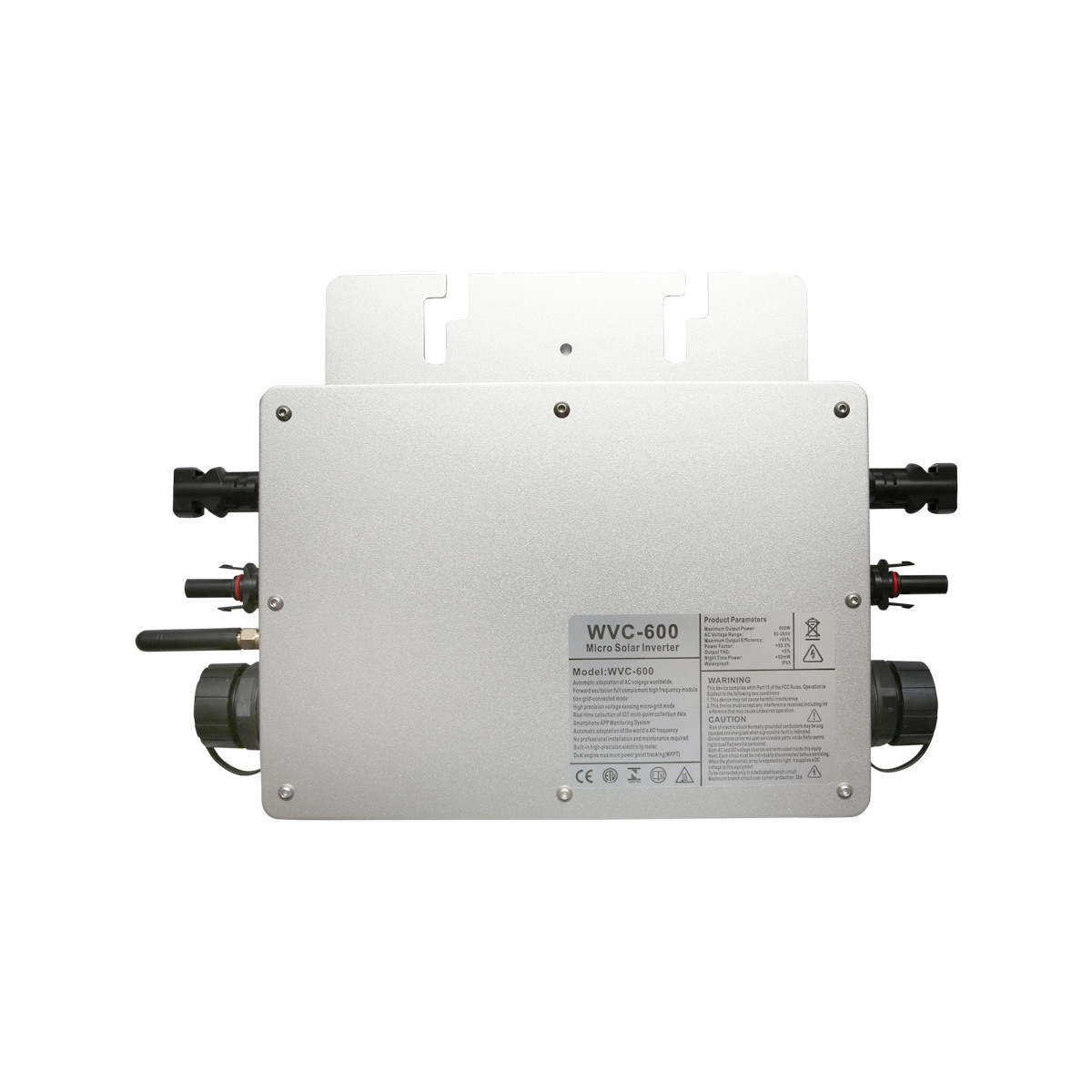 Microinvertor pentru panouri solare fotvoltaice 600W, 230V, WiFi, IP65, MPPT, Cod: DISLP30