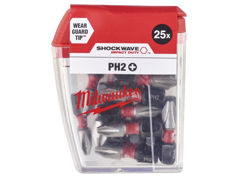 MILWAUKEE Bithegy PH2 x 25 mm (25 buc) - 1 | YEO