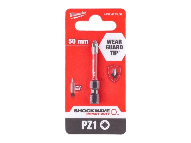 MILWAUKEE Bithegy PZ1 x 50 mm Shockwave Impact Duty™