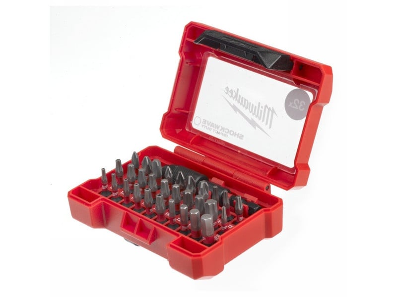 MILWAUKEE Bithegy set de 32 de piese Shockwave