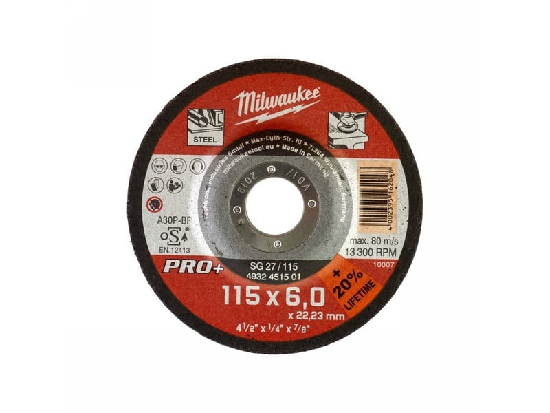 MILWAUKEE Disc de curățare 115 x 6,0 x 22 mm