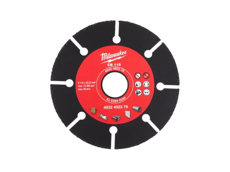 MILWAUKEE Disc de tăiere din carbură 115 x 1,0 x 22,2 mm segmentat