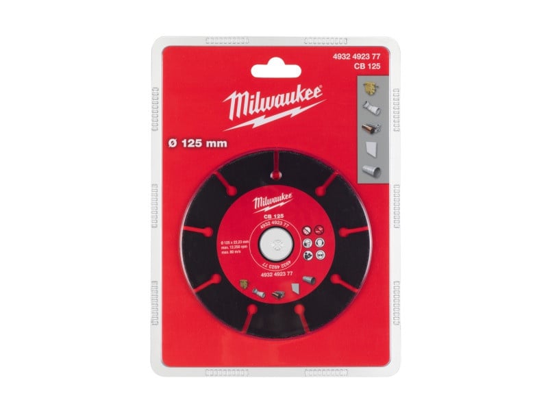 MILWAUKEE Discuri de tăiere din carbură 125 x 1,0 x 22,2 mm segmentate