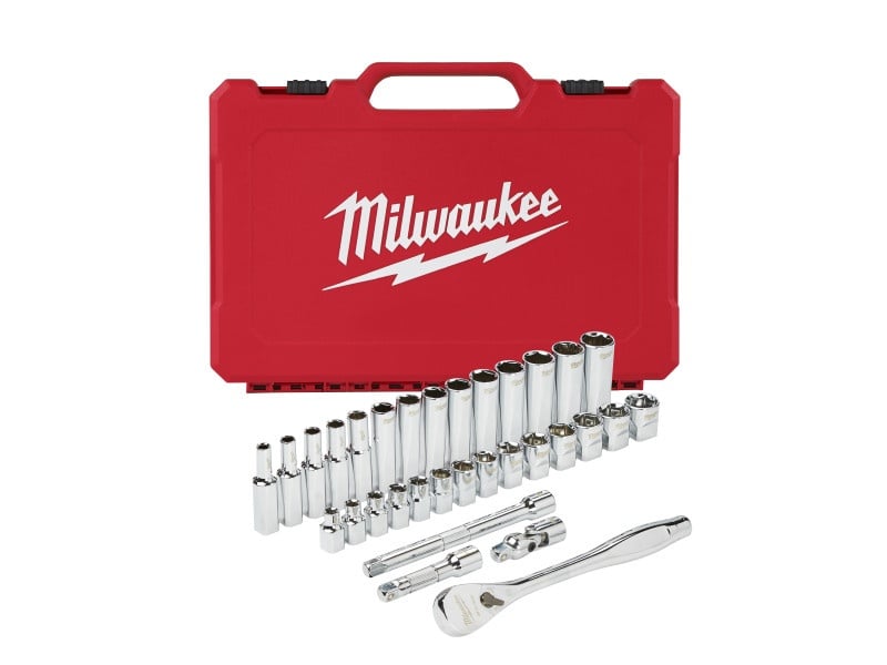 MILWAUKEE Set cheie 32 piese 3/8" 6-19 mm