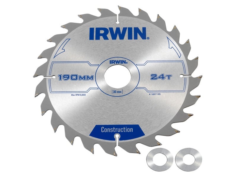 Pânză de ferăstrău IRWIN pentru lemn 190 x 30 mm / 24T