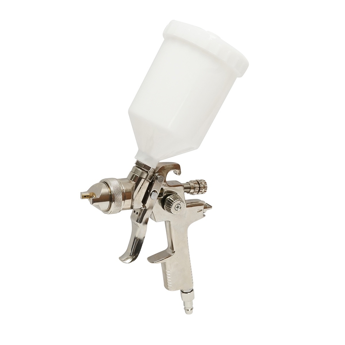 Pistol de vopsit cu aer comprimat 600ml, duza 2mm, debit 300ml/min, presiune max. 4 bar, Cod: BK76134