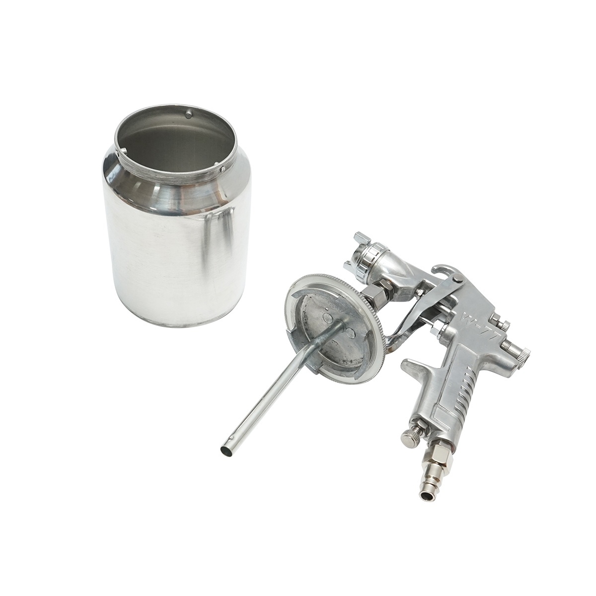 Pistol de vopsit industrial cu aer comprimat 600ml, duza 2.5mm, debit 400ml/min, presiune max. 5 bar, Cod: BK76160 - 3 | YEO