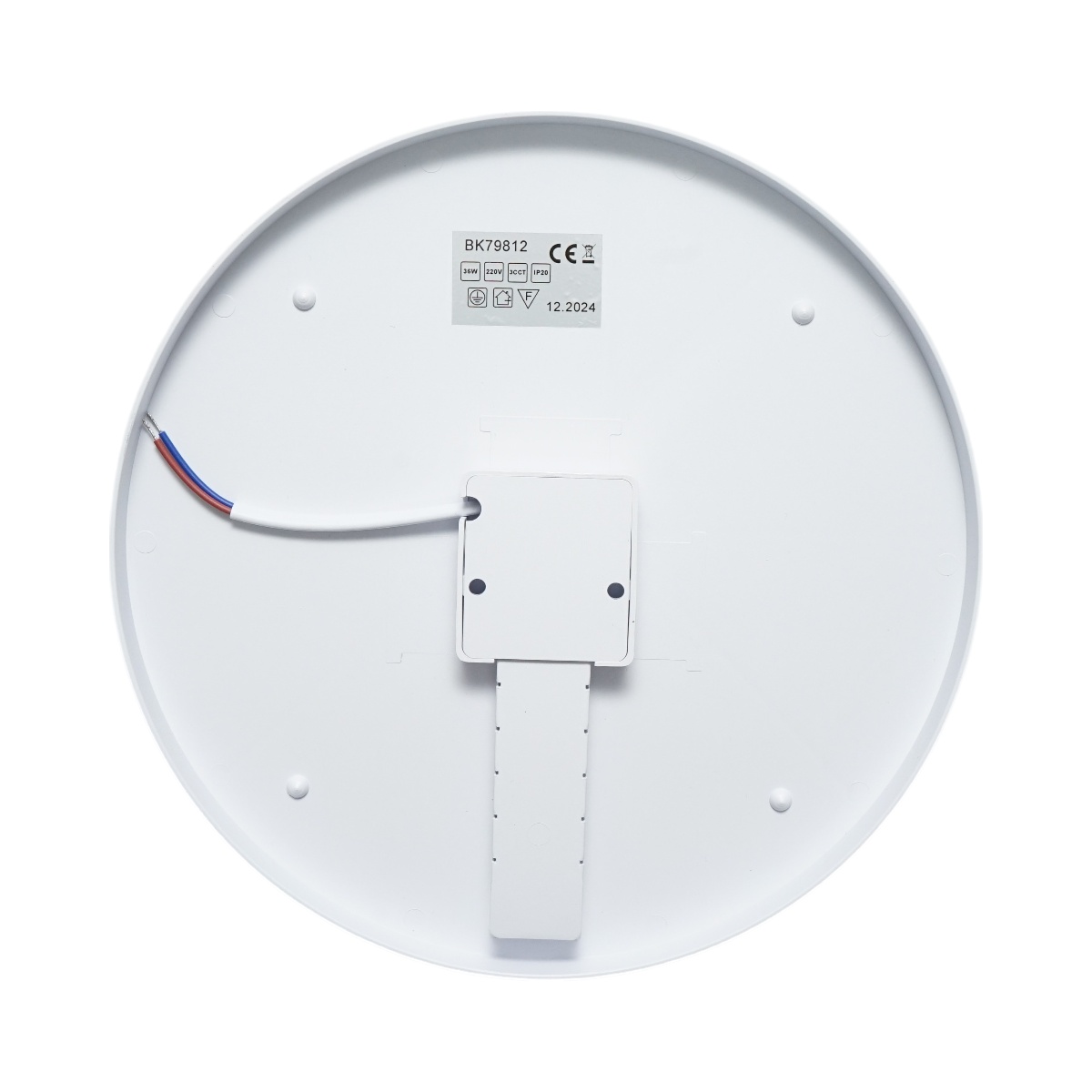 Plafoniera LED 36W, 220V, lumina reglabila 3CCT 3000K/4000K/6500K, corp rotund 230x40mm IP20, Cod: BK79812, Marca: BRECKNER GERMANY - 3 | YEO