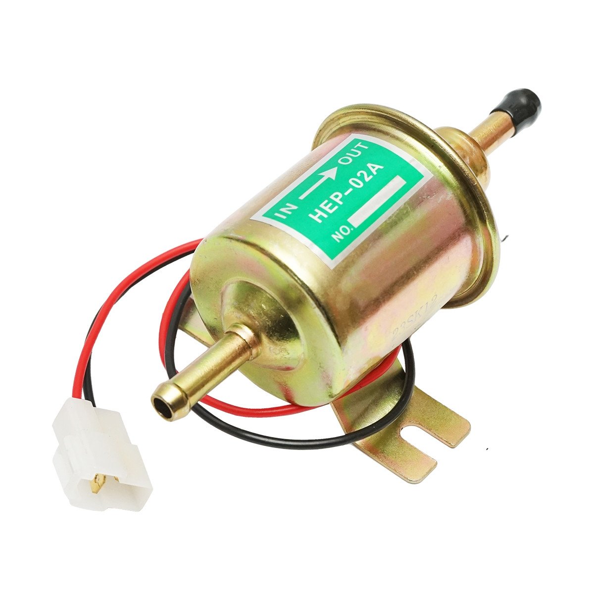 Pompa alimentare electrica universala cu filtru incorporat, 12V, L=145mm, fi 8mm pentru motorina/benzina OEM HEP-02A, Cod: DISSR76, Brand: AUTOSPEED - 1 | YEO