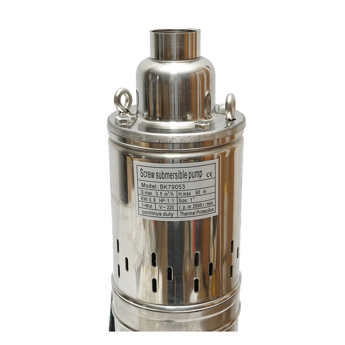 Pompa apa submersibila 800W, 58L/min H60m, 220V, 2850 rpm, Cod: BK79053, Brand: BRECKNER GERMANY