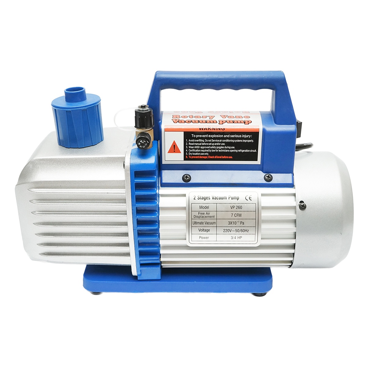 Pompa vid, vacuum 220V, 3/4 CP pentru instalatii frigorifice 170l/min , Cod: DISMW73, Brand: BRECKNER GERMANY - 2 | YEO