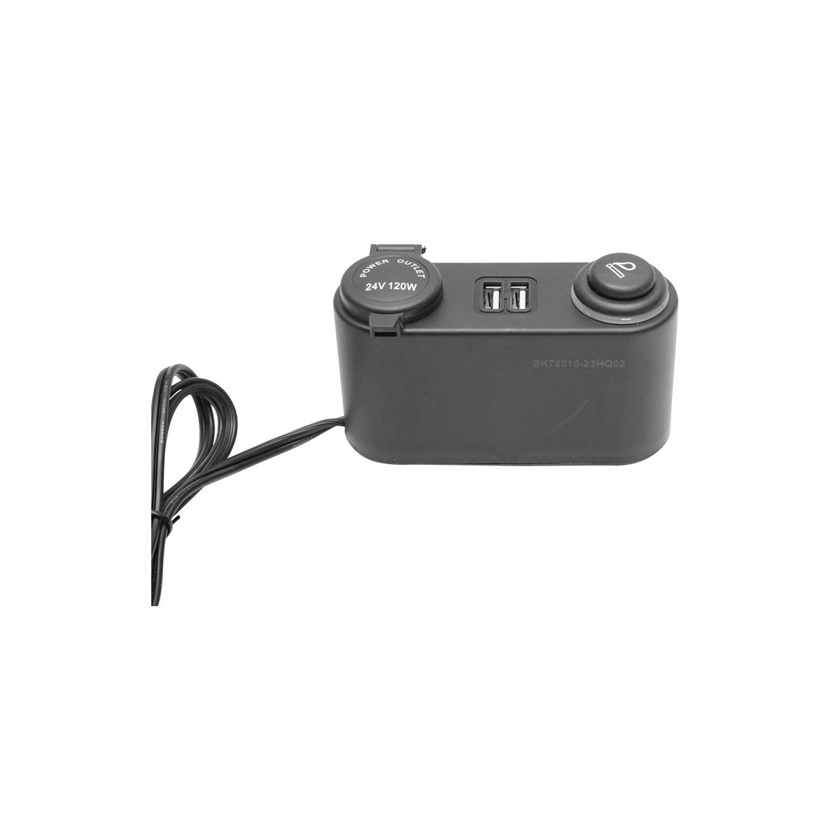 Prelungitor priza auto cu priza 24V, bricheta si 2xUSB, Cod: BK78010, Brand: BRECKNER GERMANY