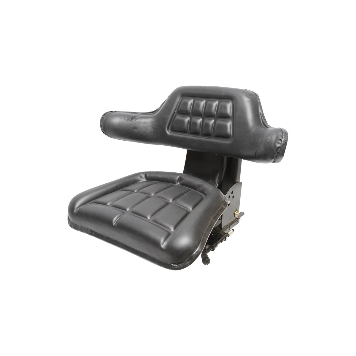 Scaun negru pentru tractor U-445, U-650 cu reglaj triplu si amortizor, Cod: DISSN21, Brand: BRECKNER GERMANY