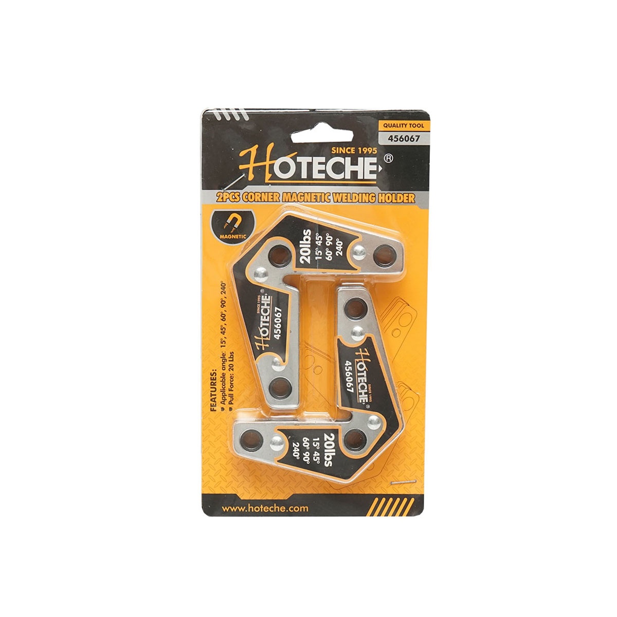 Set 2 magneti, vincluri de fixare pentru sudura 9 Kg, Cod: BK77644, Brand: HOTECHE