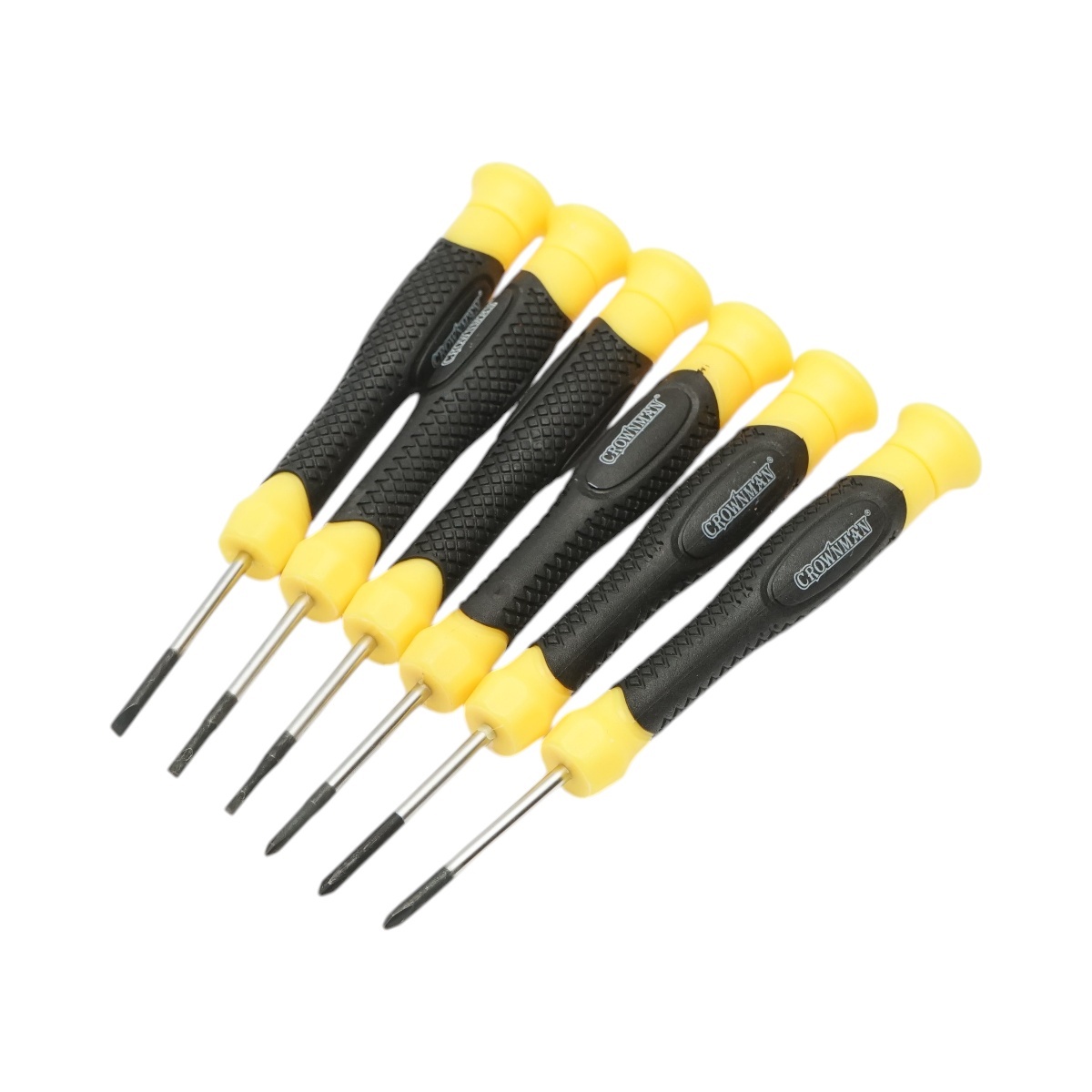 Set 6 surubelnite de precizie drepte si in cruce cu varf magnetic profesionale Cr-V , Cod: DISUF88, Crownman - 1 | YEO