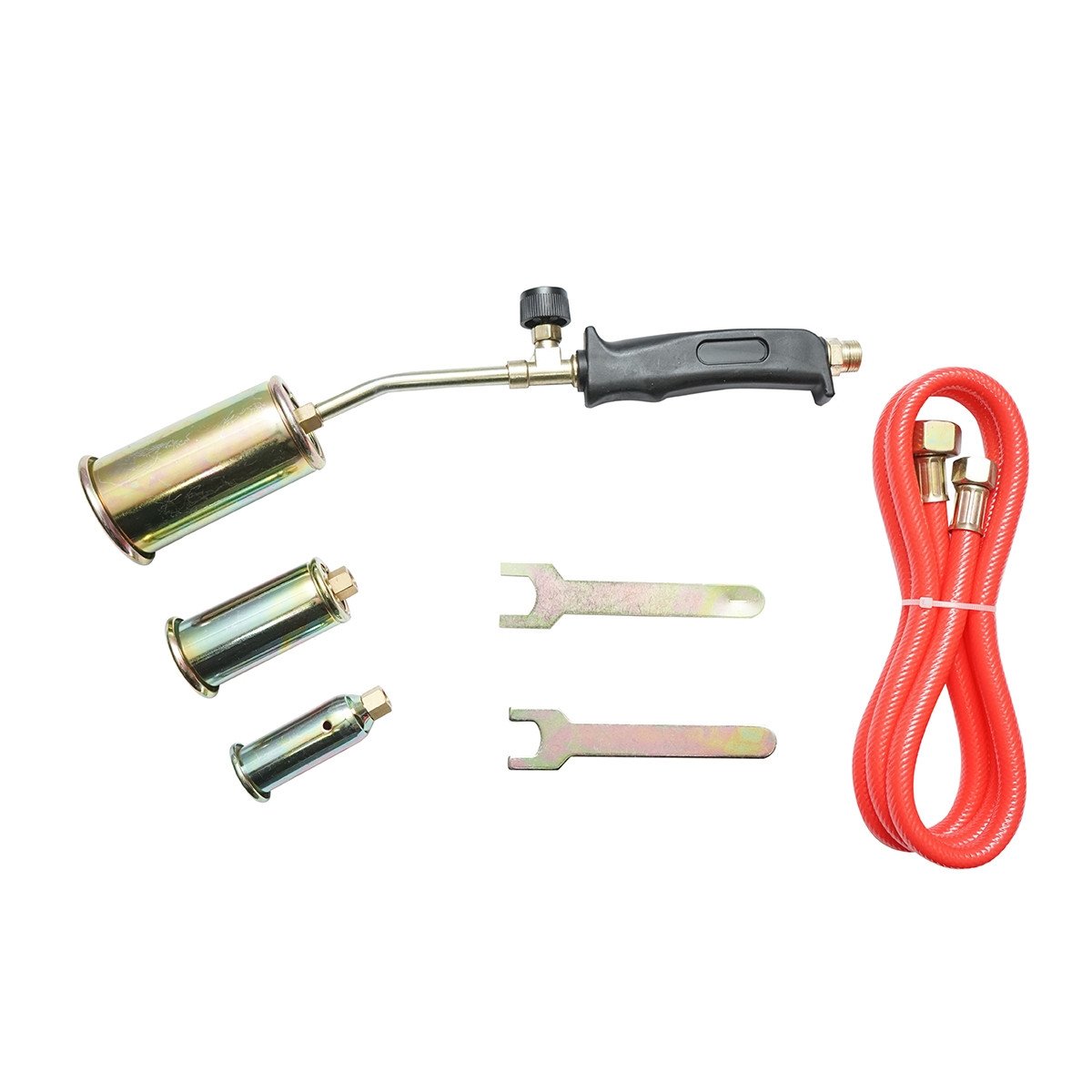 Set arzator gaz cu 3 duze si furtun 1.5m pentru lipit sau parlit, Cod: DISLW78, Brand: BRECKNER GERMANY