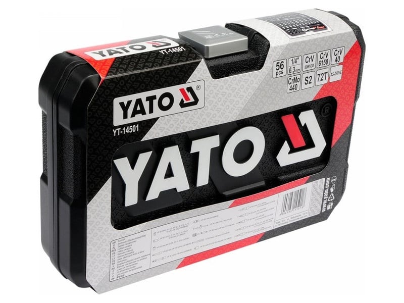 Set prize YATO 56 piese 1/4" 4-13 mm CrV - 4 | YEO