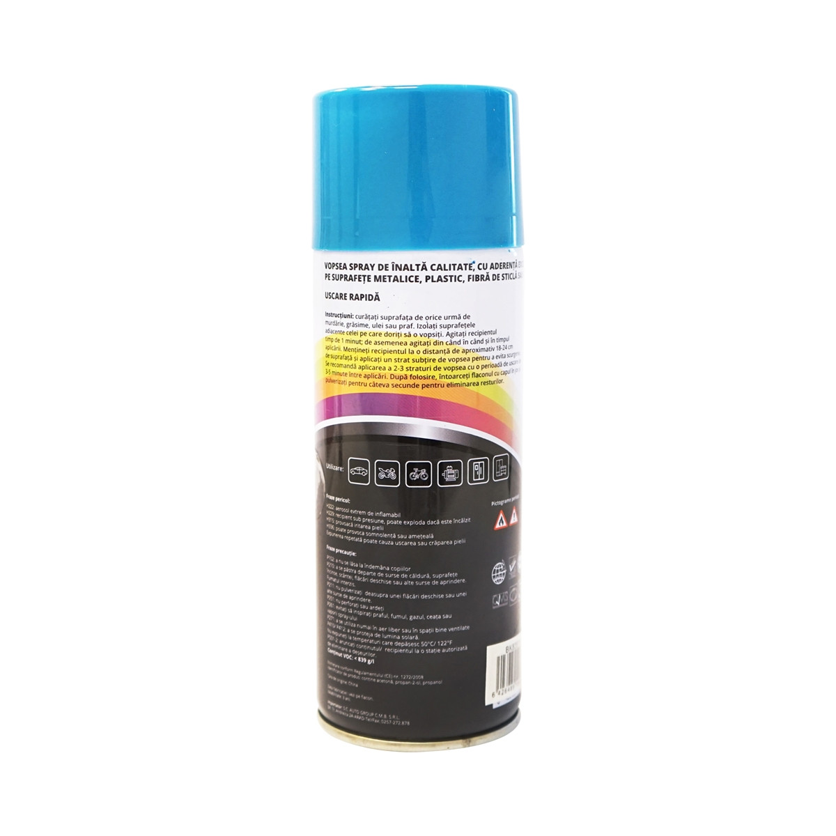 Spray vopsea auto albastru tip Ford profesionala cu uscare rapida 450ml, Cod: BK835111, Brand: MAGIC