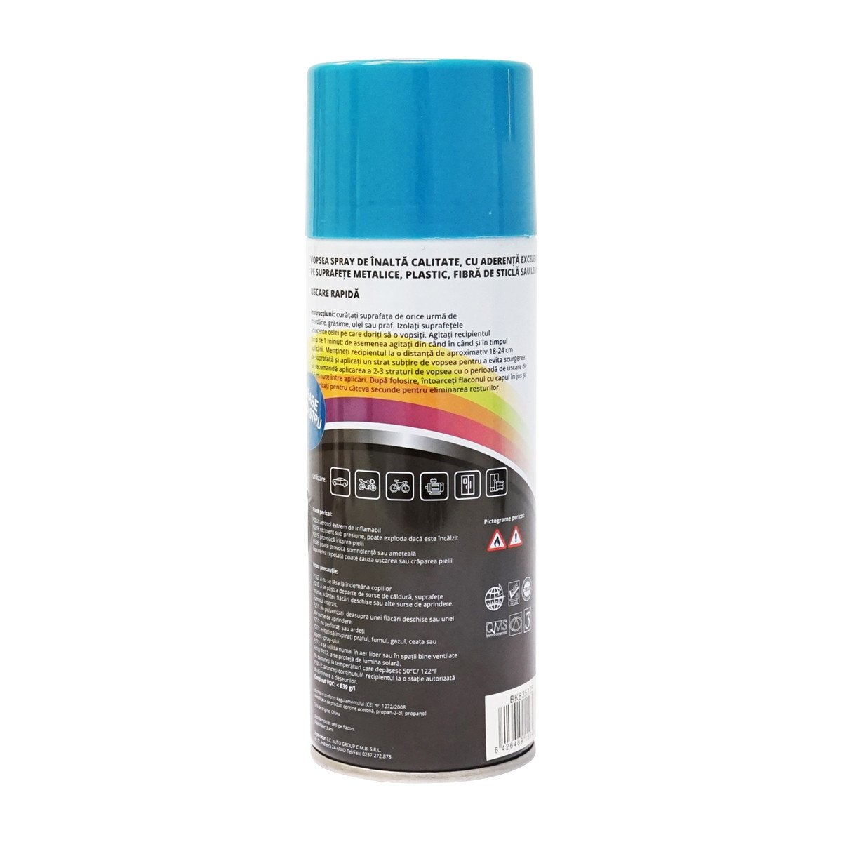 Spray vopsea auto albastru tip Raba profesionala cu uscare rapida 450ml, Cod: BK835125Brand: MAGIC, - 2 | YEO