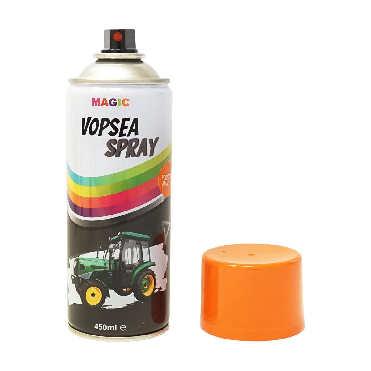 Spray vopsea auto portocaliu tip Amazone profesionala cu uscare rapida 450ml, Cod: BK832107, Brand: MAGIC - 1 | YEO