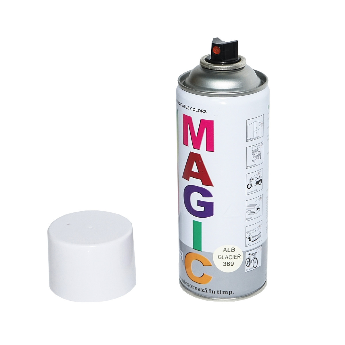 Spray vopsea Magic alb glacier 400 ml, Cod: FOX369, Brand: MAGIC - 1 | YEO