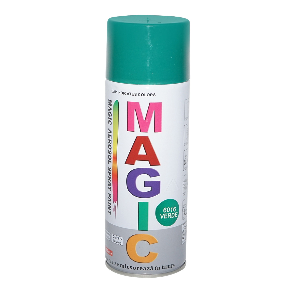 Spray vopsea Magic verde 6016 400 ml, Cod: FOX6016, Brand: MAGIC