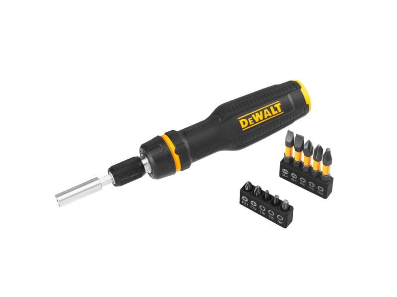 Șurubelniță cu clichet DEWALT cu set de biți