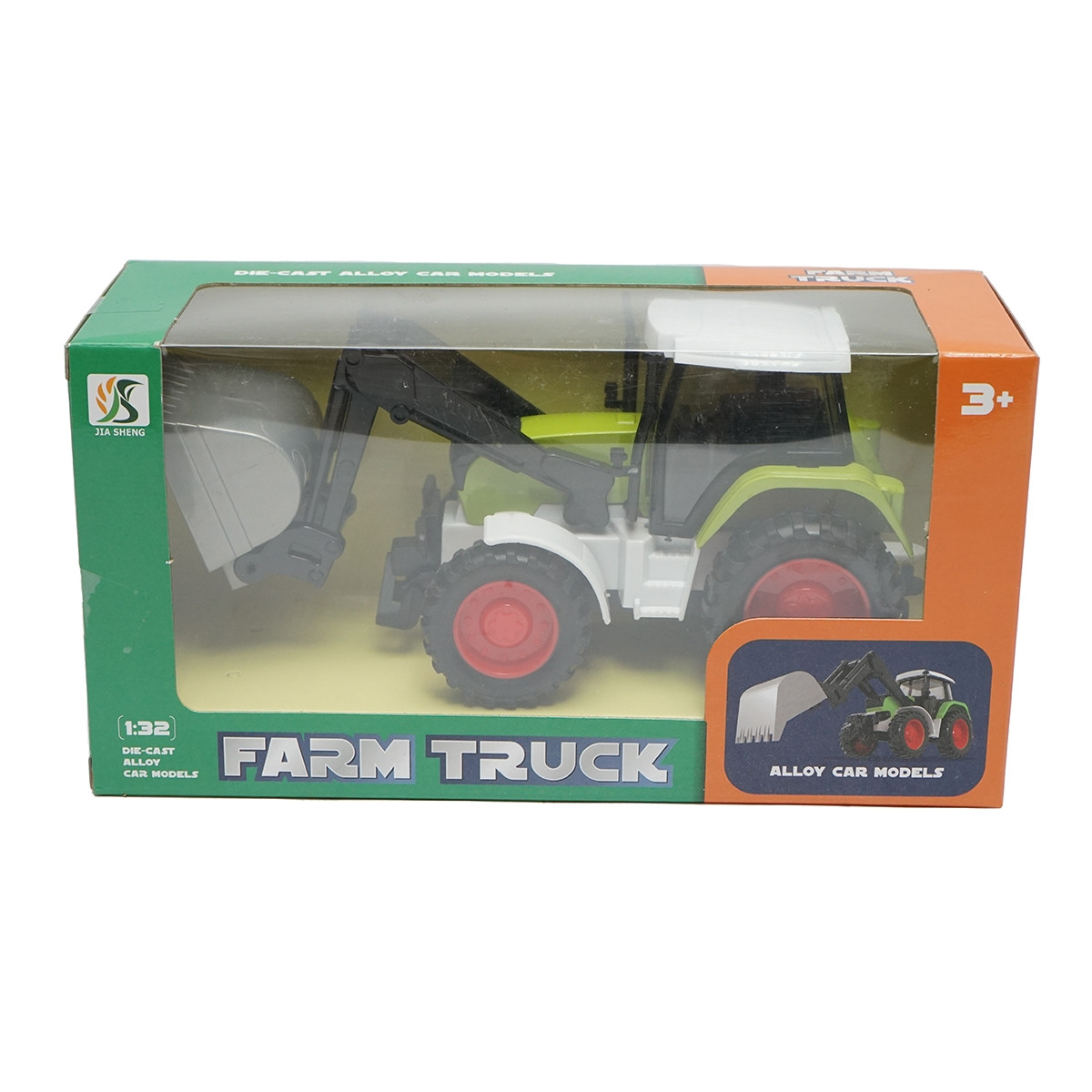 Tractor verde, 175x65x80mm jucarie copii +3 ani, Cod: DISLW91B