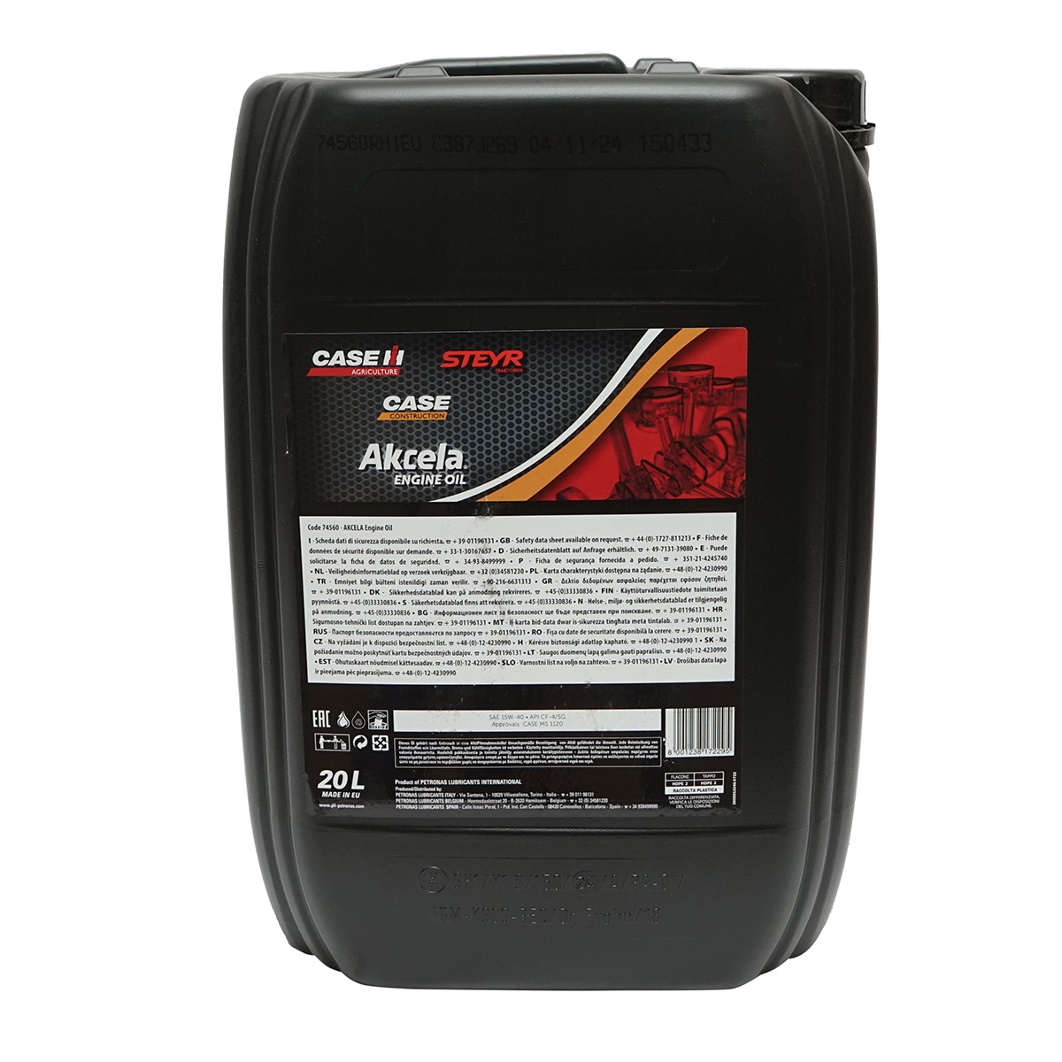 Ulei Akcela Motor Oil 15w40 motor CASE 20L, Cod: DISUL01, Marca: AKCELA - 1 | YEO