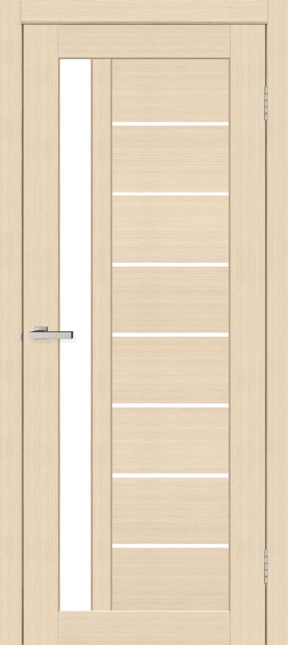 Usa interior, DECO 09 G Latte Oak, lemn & mdf, 60x200cm, soft brown, reversibila, KDoors