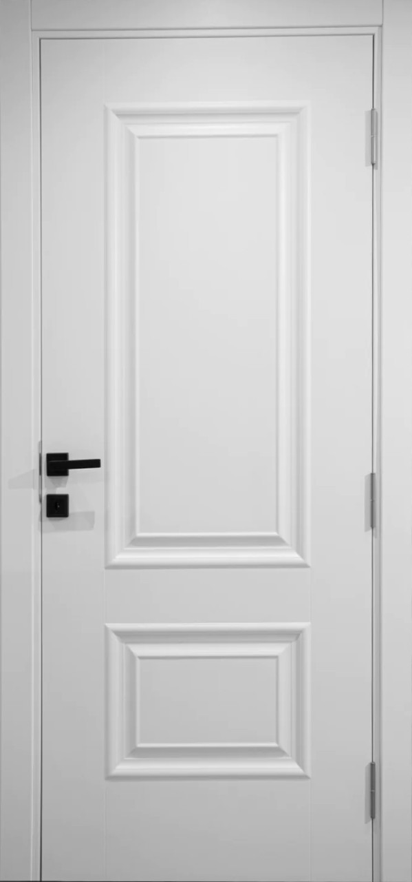 Usa interior, Verona Lux White APN702 Elegance White Matt, lemn & mdf, 60x200cm, alb mat, reversibila, KDoors