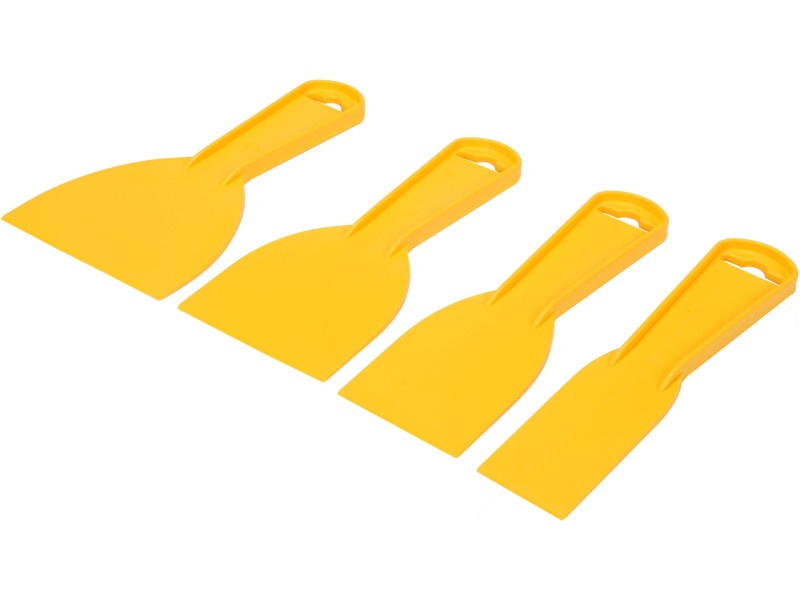 VOREL Set de spatule 4 bucăți 40-100 mm plastic - 1 | YEO