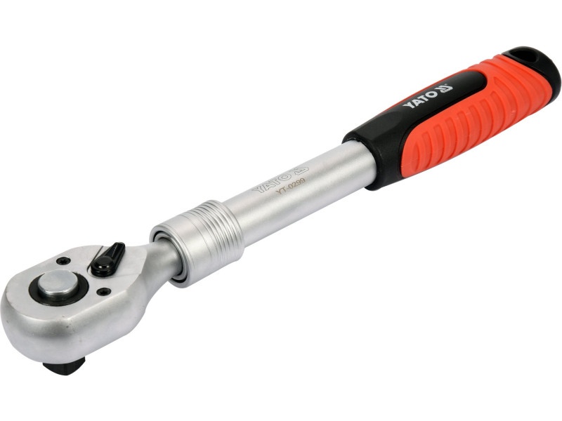 YATO arbore de acționare cu clichet 1/2" 305-445 mm 72T telescopic Crv - 2 | YEO