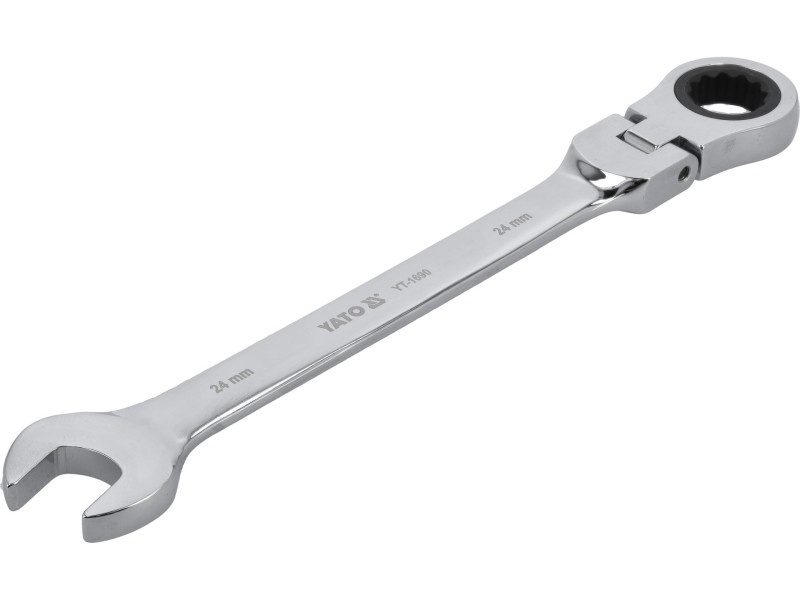 YATO Cheie stea cu clichet 24 mm / 330 mm 72T CrV - 2 | YEO