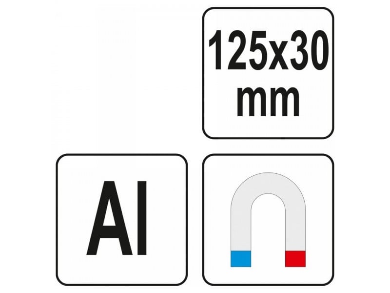 YATO Clemă de menghină moale 125 x 30 mm (2 bucăți) - 3 | YEO