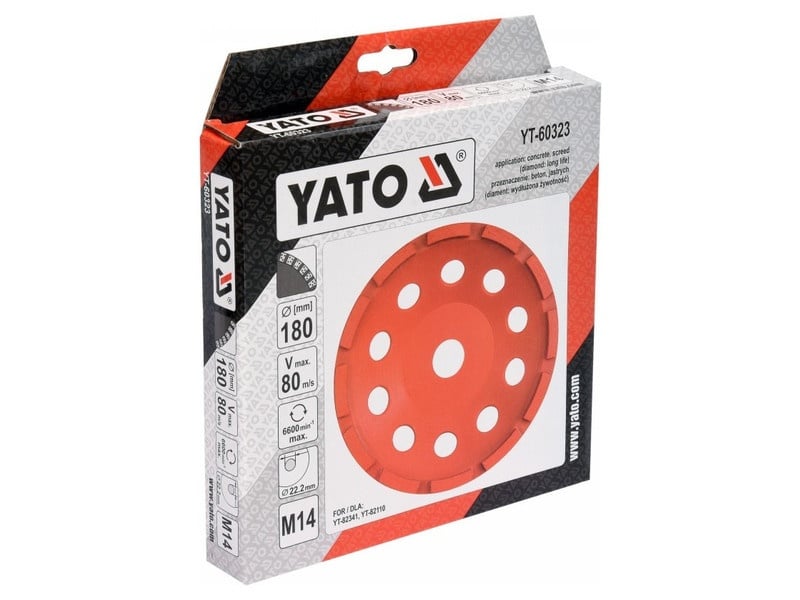 YATO Disc de tăiere diamantat 125 x 2,6 x 8,0 x 22,2 mm turbo - 1 | YEO