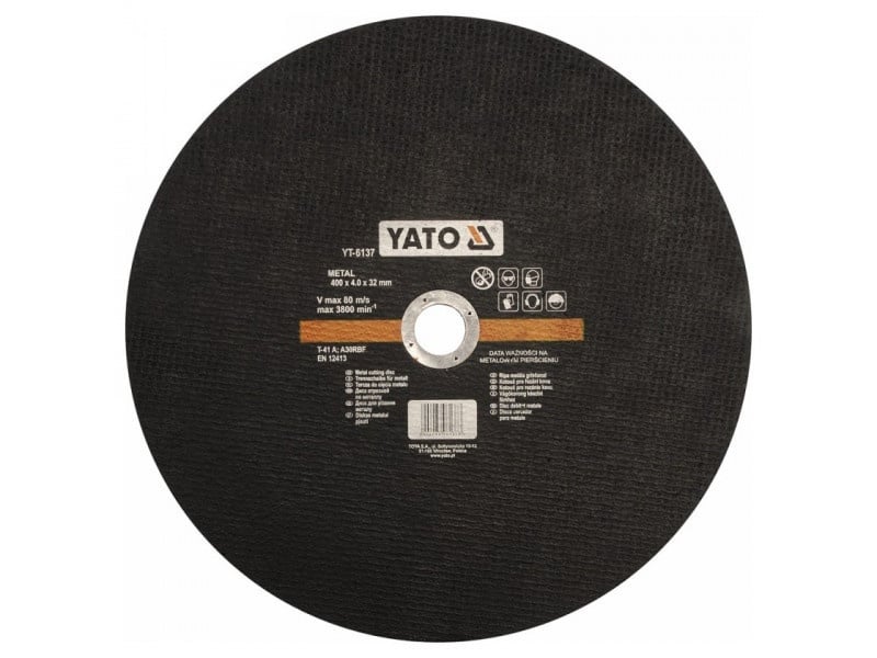 YATO Disc de tăiere pentru metal 400 x 4,0 x 32 mm