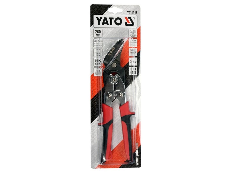 YATO Foarfece de tăiat plăci 260 mm stânga - 1 | YEO
