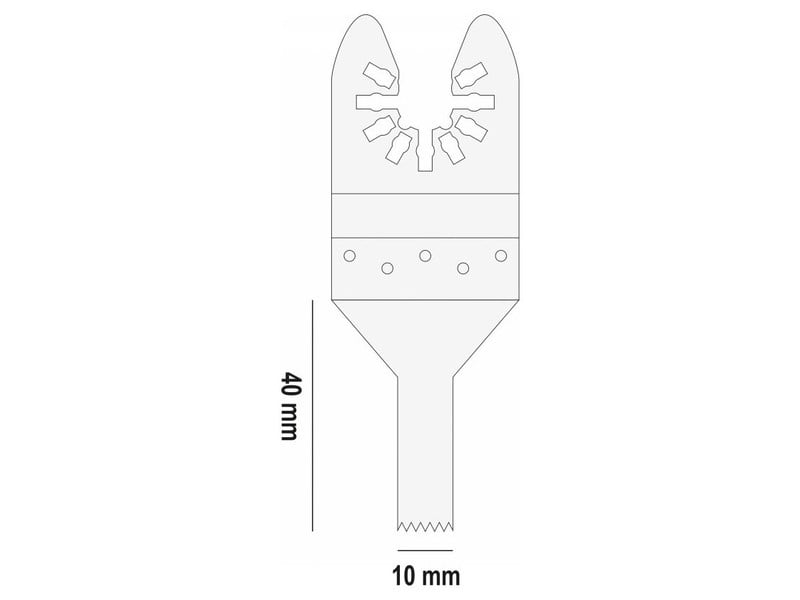 YATO Lamă de ferăstrău pentru mașină multifuncțională 10 mm bimetal